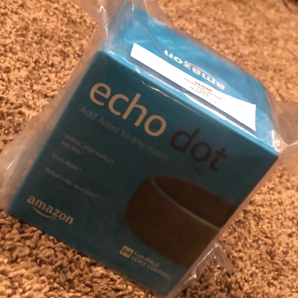 AMAZON Echo Dot 3rd generation..2 new in quantity